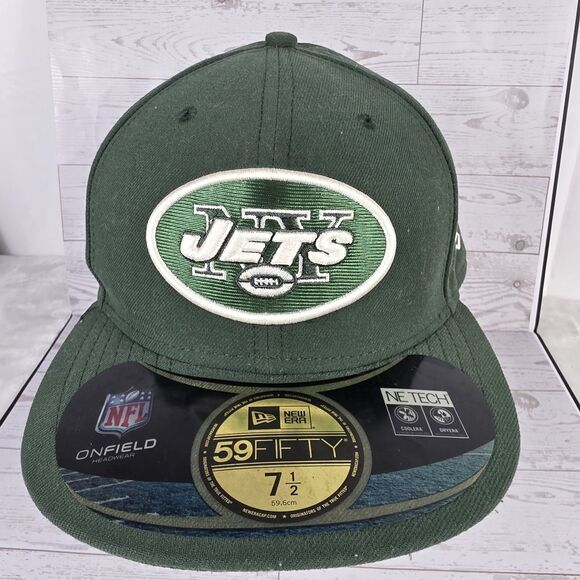 New Era New York Jets 59FIFTY Green 7 1/2 Fitted Cap - Picture 2 of 6